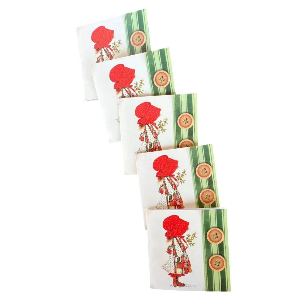 Vintage Holly Hobbie Gift Tags Set of 5 Design Portfolio AGC Inc New Rare READ